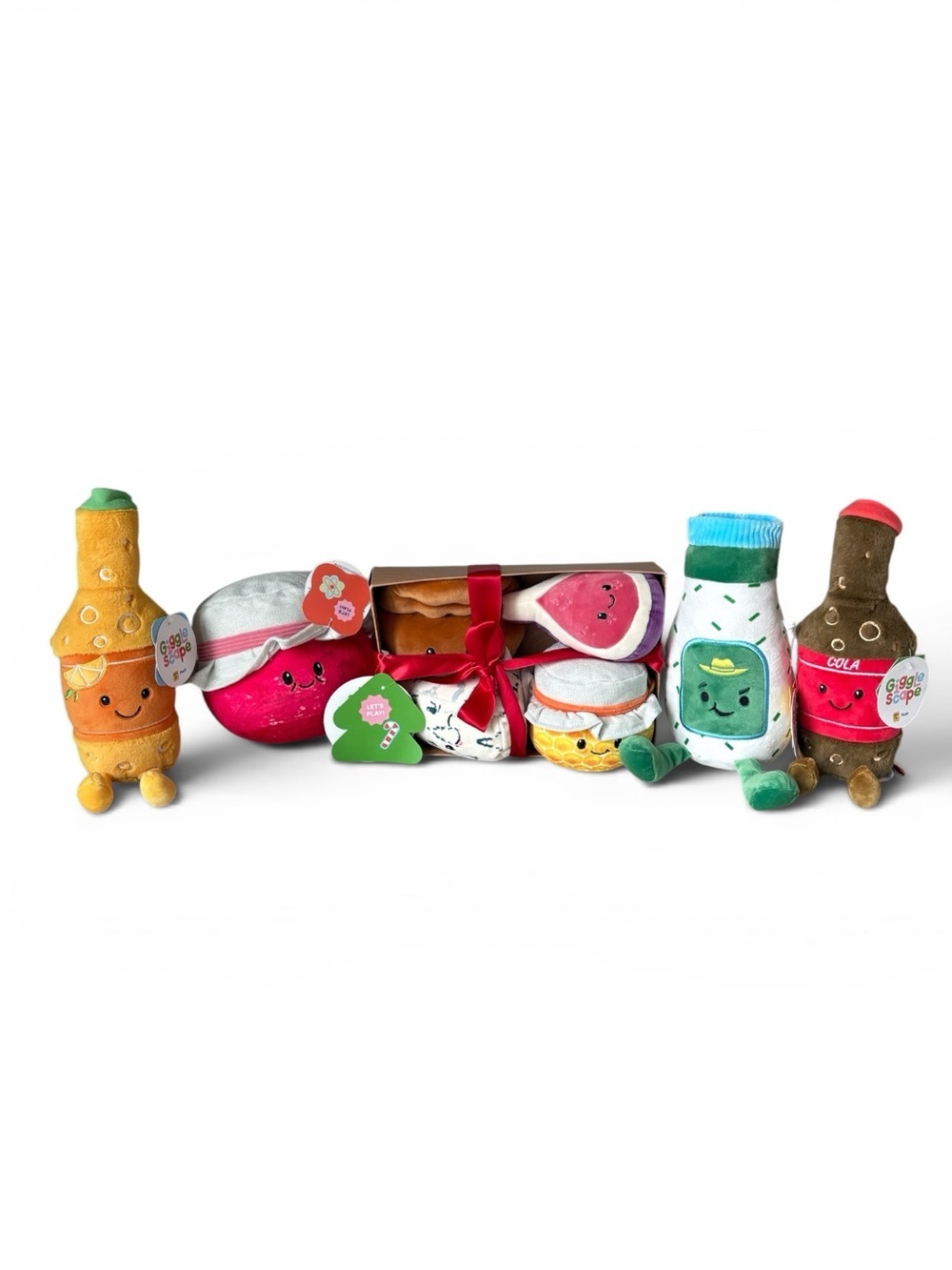Giggle Scape Charcuterie & Food Plush Set NEW